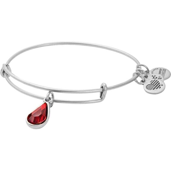 Alex and Ani Garnet Swarovski Crystal Bracelet - Picture 1 of 2